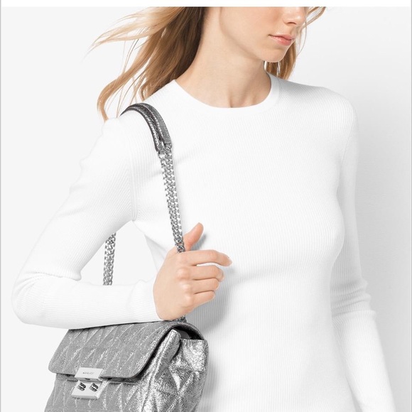 MICHAEL Michael Kors® Sloan Large Chain Shoulder Bag - Picture 2 of 9